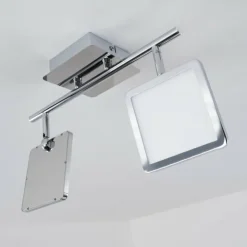 hofstein Éclairage Led|Plafonnier Brilliant URANUS LED Chrome, 2 lumières