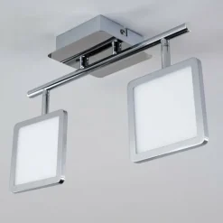 hofstein Éclairage Led|Plafonnier Brilliant URANUS LED Chrome, 2 lumières