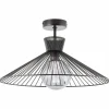 Luminaires Brilliant Plafonniers|Plafonnier Brilliant-Leuchten Elmont Noir, 1 lumière
