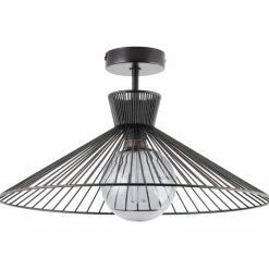 Luminaires Brilliant Plafonniers|Plafonnier Brilliant-Leuchten Elmont Noir, 1 lumière