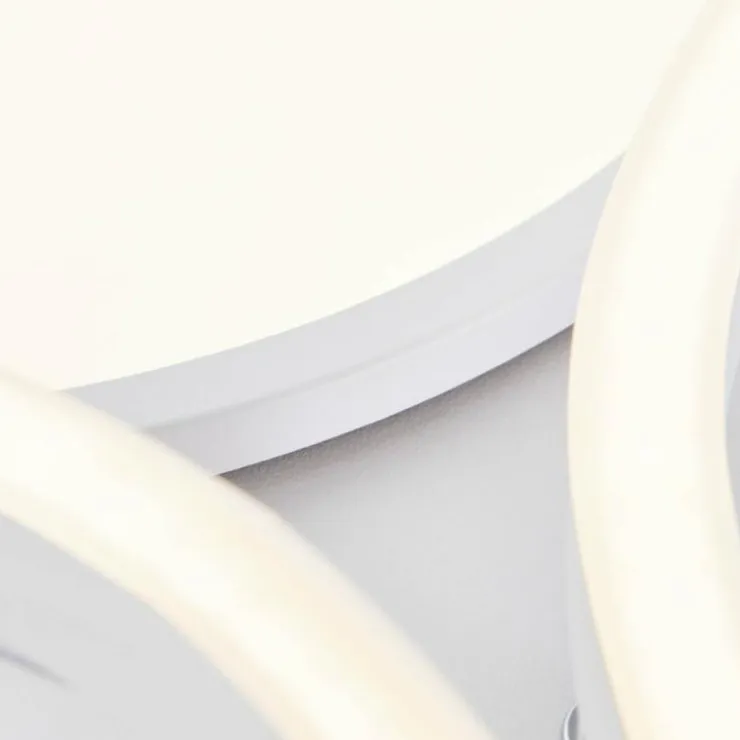 Luminaires Brilliant Éclairage Led|Plafonnier Brilliant-Leuchten Virtus LED Argenté, 1 lumière