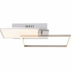 Luminaires Brilliant Éclairage Led|Plafonnier Brilliant-Leuchten Zelia LED Argenté, 1 lumière