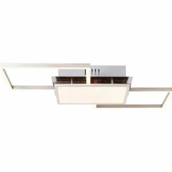 Luminaires Brilliant Éclairage Led|Plafonnier Brilliant-Leuchten Zelia LED Argenté, 1 lumière