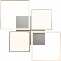 Luminaires Brilliant Éclairage Led|Plafonnier Brilliant-Leuchten Zelia LED Argenté, 1 lumière