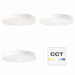 Luminaires Brilliant Éclairage Led|Plafonnier Brillliant Slimline LED Blanc, 1 lumière, Télécommandes