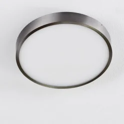 hofstein Éclairage Led|Plafonnier Broglen LED Nickel mat, 1 lumière