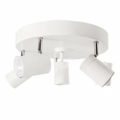 By Rydéns Plafonniers|Plafonnier By Rydens Correct Blanc, 5 lumières