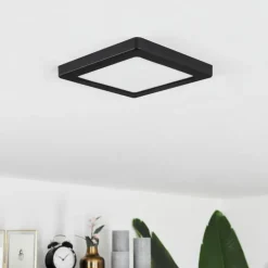 hofstein Éclairage Led|Plafonnier Canditas LED Noir, 1 lumière