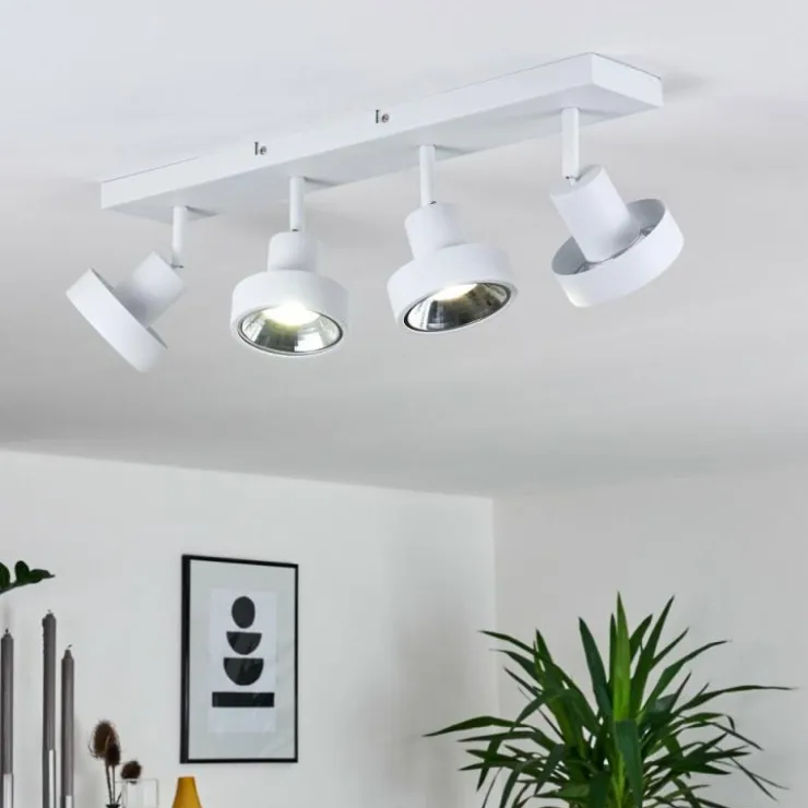 hofstein Spots Et Projecteurs|Plafonnier Chagres Blanc, 4 lumières