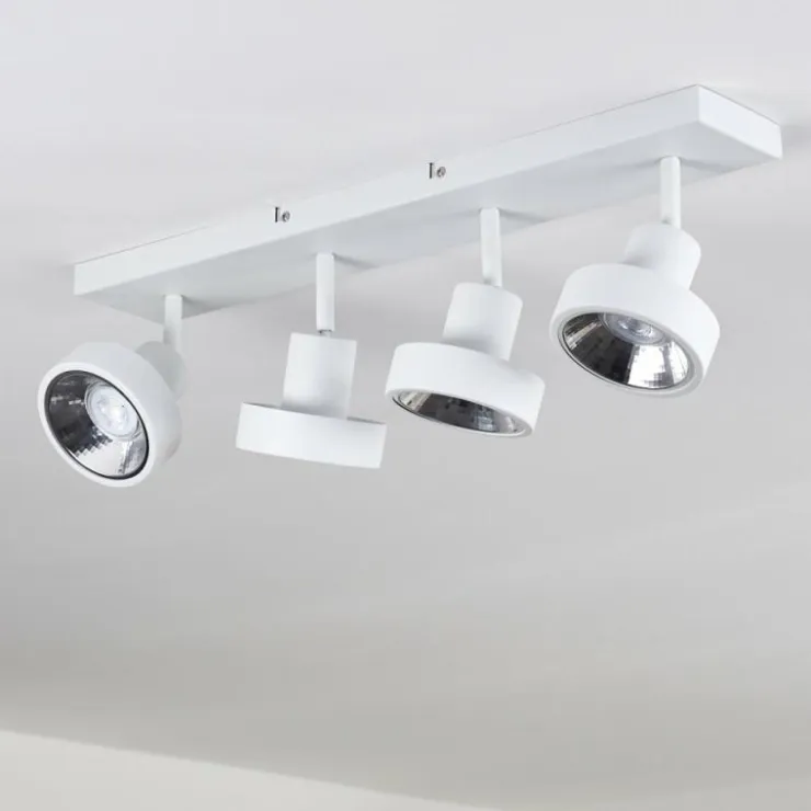 hofstein Spots Et Projecteurs|Plafonnier Chagres Blanc, 4 lumières