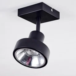 hofstein Spots Et Projecteurs|Plafonnier Chagres Noir, 1 lumière