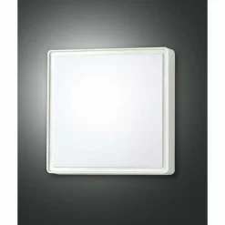 Plafonnier d'extérieur Fabas Luce OBAN Blanc, 1 lumière, Détecteur de mouvement