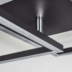 hofstein Éclairage Led|Plafonnier Doyon LED Noir, 1 lumière