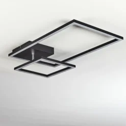 hofstein Éclairage Led|Plafonnier Doyon LED Noir, 1 lumière