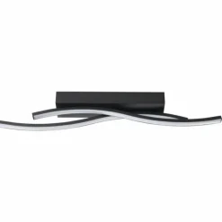 Luminaires Eglo Éclairage Led|Plafonnier Eglo ALBORAYA LED Noir, 1 lumière