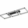 Luminaires Eglo Éclairage Led|Plafonnier Eglo ALTAFLOR LED Noir, 12 lumières
