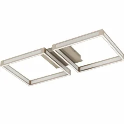 Luminaires Eglo Éclairage Led|Plafonnier Eglo ALTAFLOR LED Nickel mat, 8 lumières