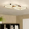 Luminaires Eglo Éclairage Led|Plafonnier Eglo ALTAFLOR LED Noir, 8 lumières
