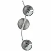 Luminaires Eglo Plafonniers|Plafonnier Eglo BIMEDA Nickel mat, 5 lumières