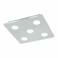 Luminaires Eglo Éclairage Led|Plafonnier Eglo CABUS LED Chrome, 5 lumières