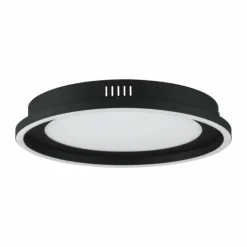 Luminaires Eglo Éclairage Led|Plafonnier Eglo CALAGRANO LED Noir, 2 lumières, Télécommandes