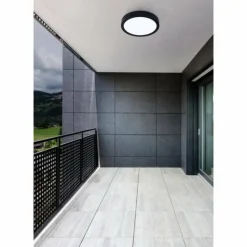 Plafonnier Eglo CALAGRANO-Z LED Noir, 1 lumière, Changeur de couleurs