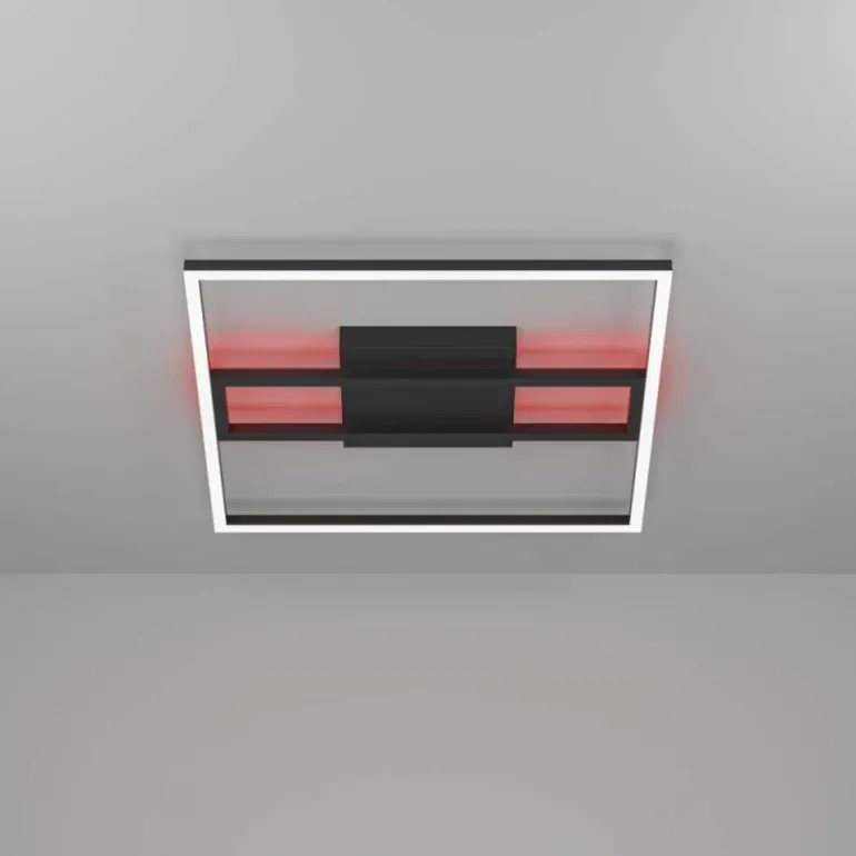 Plafonnier Eglo CALAGRANO-Z LED Noir, 1 lumière, Changeur de couleurs