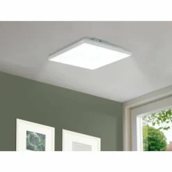 Luminaires Eglo Éclairage Led|Plafonnier Eglo CALEMAR LED Blanc, 1 lumière
