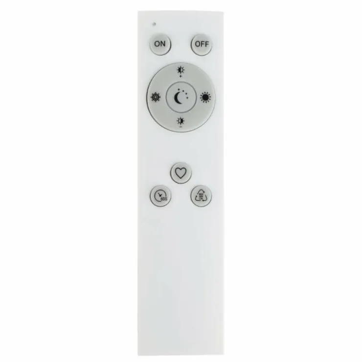Luminaires Eglo Éclairage Led|Plafonnier Eglo CAMPASPERO LED Blanc, 1 lumière, Télécommandes