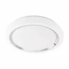 Luminaires Eglo Éclairage Led|Plafonnier Eglo CAPASSO LED Chrome, Blanc, 1 lumière