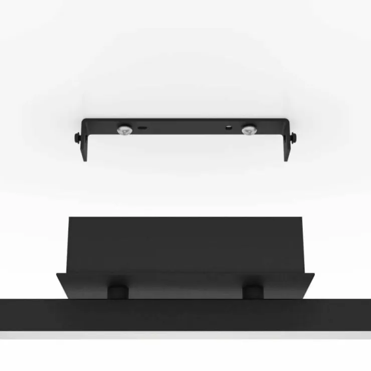 Luminaires Eglo Éclairage Led|Plafonnier Eglo CARDILLIO LED Noir, 3 lumières