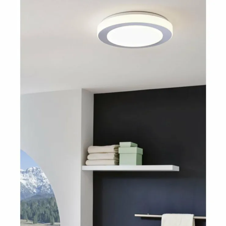 Luminaires Eglo Éclairage Led|Plafonnier Eglo CARPI LED Blanc, 1 lumière