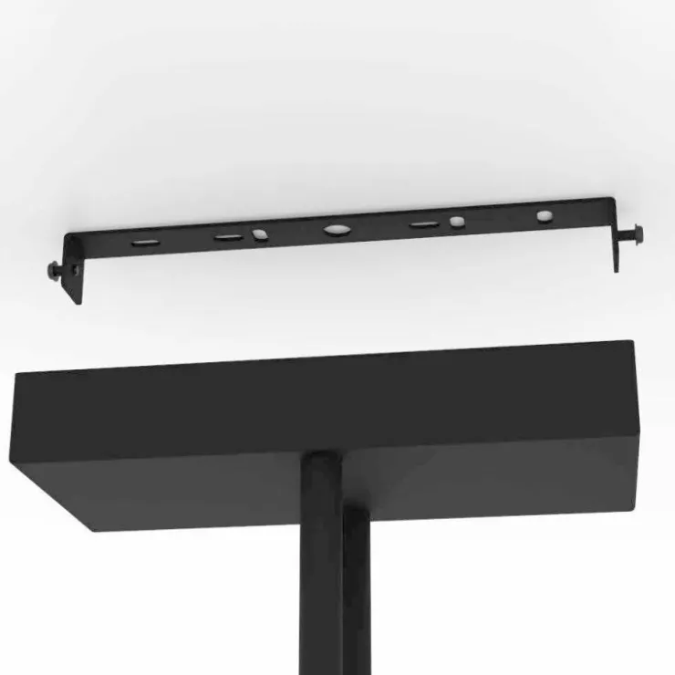Luminaires Eglo Éclairage Led|Plafonnier Eglo CLAVELLINA LED Noir, 4 lumières