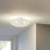 Luminaires Eglo Plafonniers|Plafonnier Eglo CLEMENTE Chrome, Aspect cristal, 3 lumières
