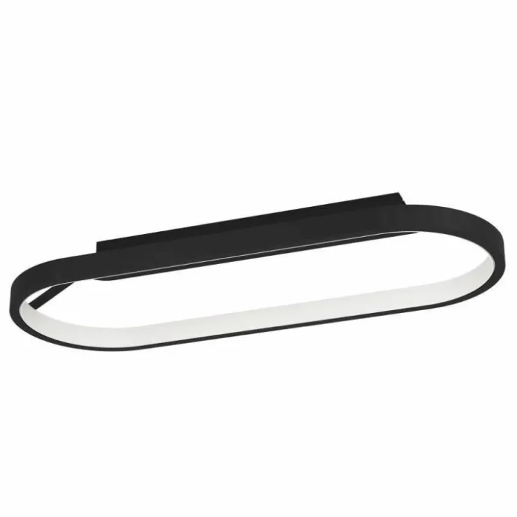 Luminaires Eglo Éclairage Led|Plafonnier Eglo CODRIALES LED Noir, 1 lumière