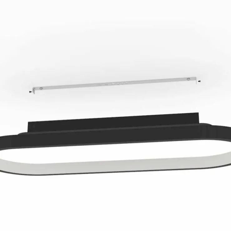 Luminaires Eglo Éclairage Led|Plafonnier Eglo CODRIALES LED Noir, 1 lumière