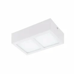 Luminaires Eglo Éclairage Led|Plafonnier Eglo COLEGIO LED Blanc, 2 lumières