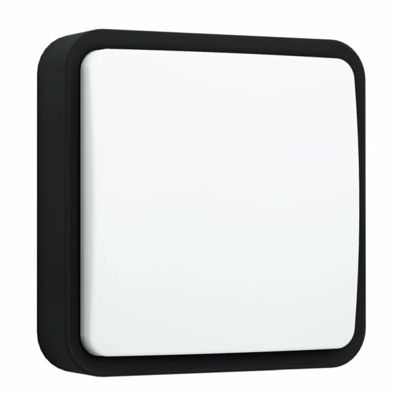Plafonnier Eglo Connect PIOVE LED Noir, 1 lumière