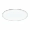 Plafonnier Eglo CONNECT SARSINA-C LED Blanc, 1 lumière, Télécommandes, Changeur de couleurs
