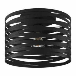 Luminaires Eglo Plafonniers|Plafonnier Eglo CREMELLA Noir, 1 lumière