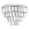 Luminaires Eglo Plafonniers|Plafonnier Eglo ERSEKA Chrome, 7 lumières