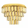 Luminaires Eglo Plafonniers|Plafonnier Eglo ERSEKA Laiton, 7 lumières