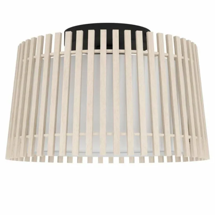 Luminaires Eglo Plafonniers|Plafonnier Eglo FATTORIA Noir, 1 lumière