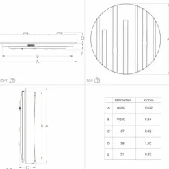 Luminaires Eglo Éclairage Led|Plafonnier Eglo FERENTINO LED Blanc, 1 lumière