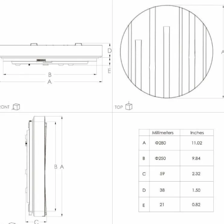 Luminaires Eglo Éclairage Led|Plafonnier Eglo FERENTINO LED Blanc, 1 lumière