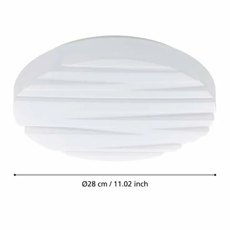Luminaires Eglo Éclairage Led|Plafonnier Eglo FERENTINO LED Blanc, 1 lumière
