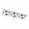 Luminaires Eglo Éclairage Led|Plafonnier Eglo FRADELO LED Chrome, Aspect cristal, 3 lumières
