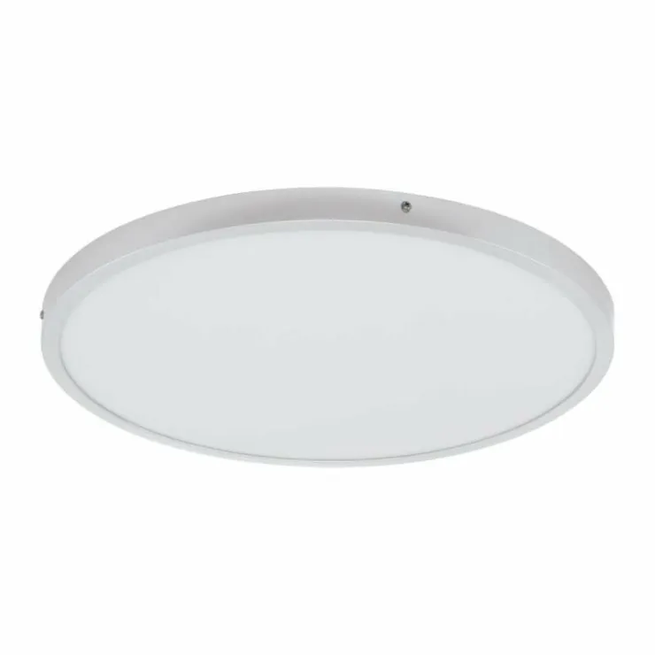 Luminaires Eglo Éclairage Led|Plafonnier Eglo FUEVA LED Argenté, 1 lumière