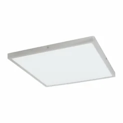 Luminaires Eglo Éclairage Led|Plafonnier Eglo FUEVA LED Argenté, 1 lumière