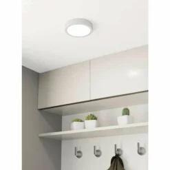 Luminaires Eglo Éclairage Led|Plafonnier Eglo FUEVA LED Blanc, 1 lumière